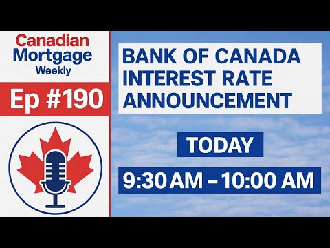 Bank of Canada Interest Rate Announcement LIVE