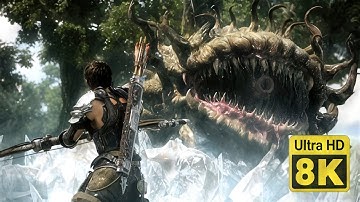 FINAL FANTASY XIV (Version 1.0) Trailer 8k (Remastered with Neural Network AI)