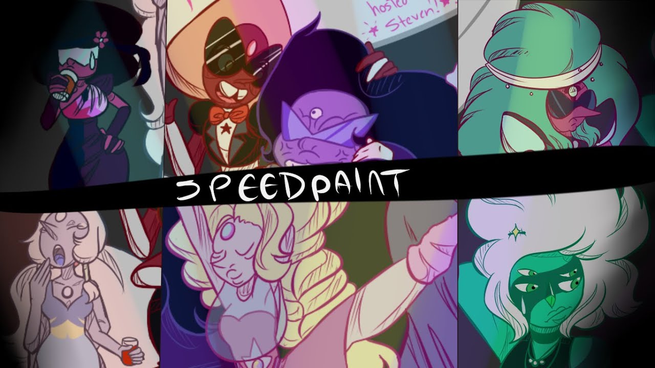 Steven Universe [SPEEDPAINT] Awkward Fusion Party