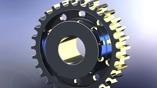 Diseño de un engrane o rueda dentada en Solidworks 2014