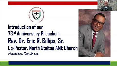 73rd Church Anniversary Service: Rev. Dr. Eric Billips, Preacher ~ Sermon: "When God Shows Up"