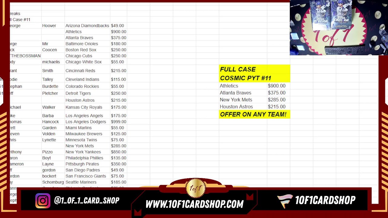 2/9- COSMIC CHROME CASE #11!!!!!!