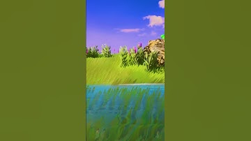 Unreal engine 5 Stylized graphic - studio ghibli style - green river