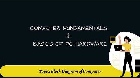 2. Block Diagram of Computer | Computer Fundamentals & Basics of PC Hardware