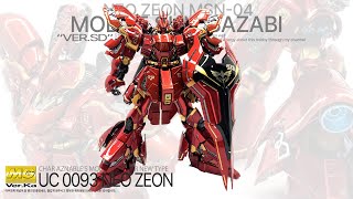 MG 1/100 SAZABI Ver.Ka Custom build  | gundam build | gundam asmr | gunpla asmr | Gunpla