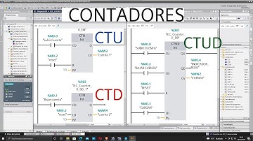 TIA PORTAL - CONTADORES CTU / CTD / CTUD - FUNCIONAMIENTO Y EXPLICACION PASO A PASO / TUTORIAL.