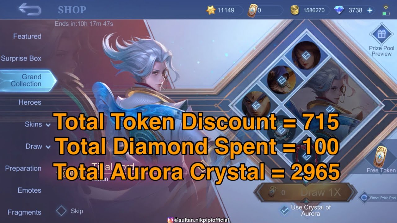 21 Days Natan Collector Skin Daily Draw | Nikpipi