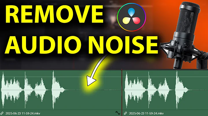 Remove Audio Background Noise With Davinchi Resolve!