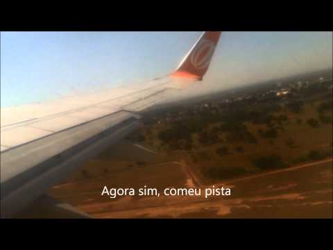 Decolagem Pista 35 Cuiaba 737-800 NG Gol (Comissaria de olho, Taxi e Decolagem)
