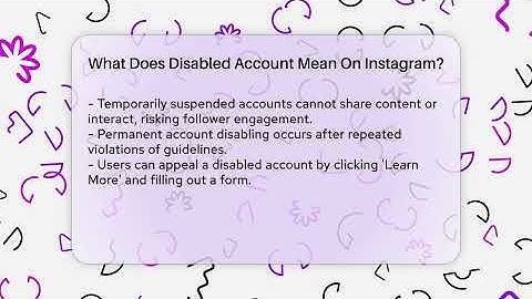 What Does Disabled Account Mean On Instagram? - Everyday-Networking