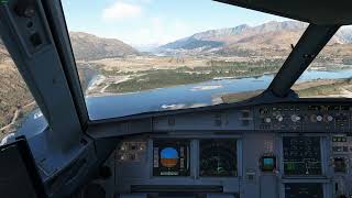 [MSFS] AIR NEW ZEALAND FENIX A320 IAE EXOTIC AND SMOOTH LANDING AT QUEENSTOWN