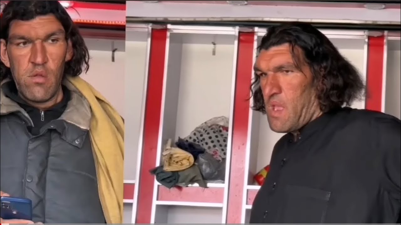 سردارنظری و استایل جدید 2024 شیر خان قد بلند ترین مرد افغانستان