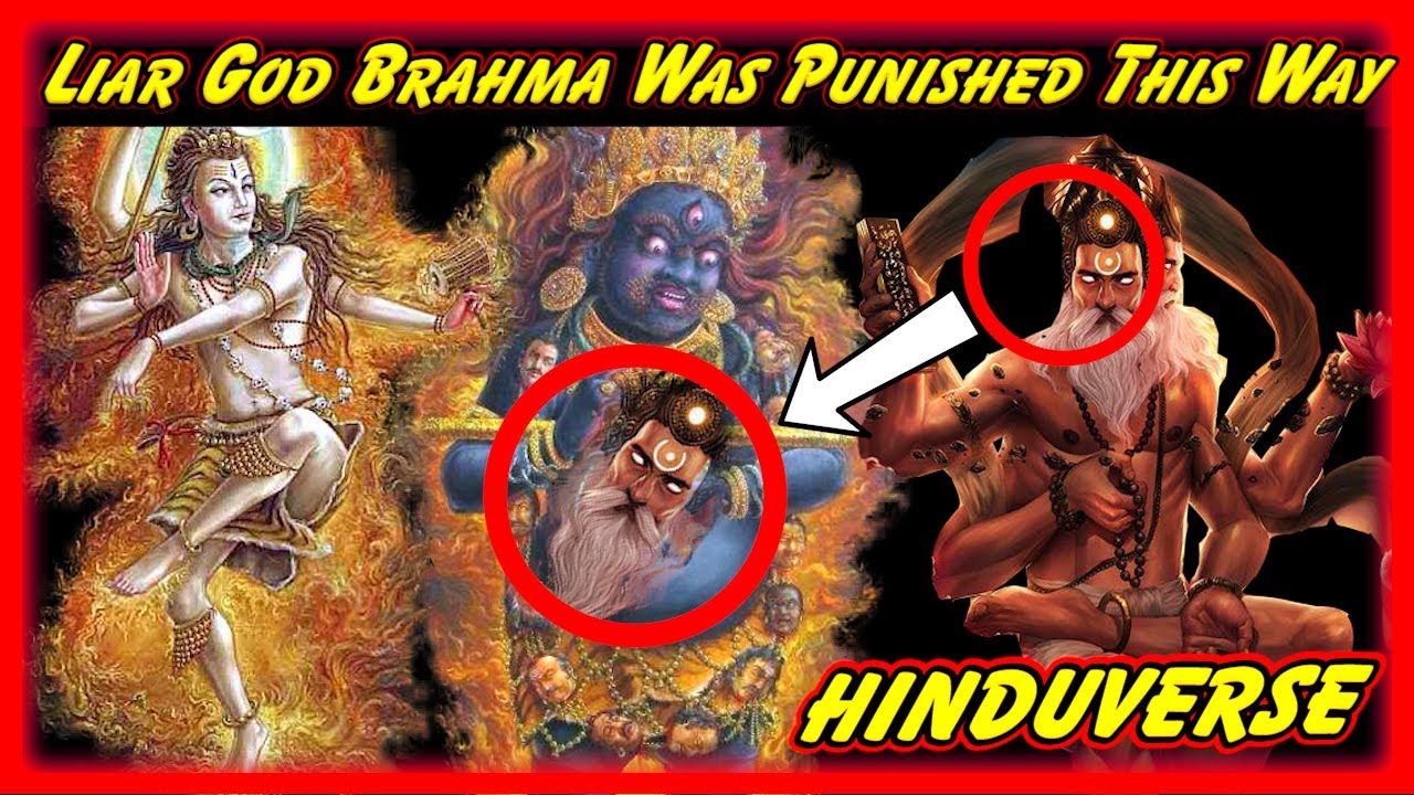 God Brahma Was Punished For His Lie! But How? Brahma Vs Vishnu Vs Shiva ...