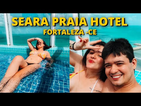 Vlog Seara Praia Hotel Fortaleza 2021 Preço da hospedagem, tour do quarto, vista da Beira Mar