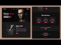 Build a Complete Personal Portfolio Website Using Only HTML And CSS | Pure HTML And CSS