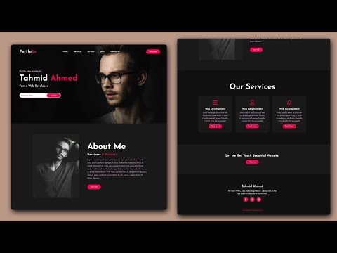 Build-a-Complete-Personal-Portfolio-Website-Using-Only-HTML-And-CSS-|-