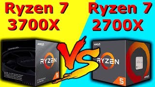 Ryzen 7 3700X vs Ryzen 7 2700X Benchmarks| Ryzen 7 2700X VS Ryzen 7 3700X | Ryzen 7 3700X  in GAMES