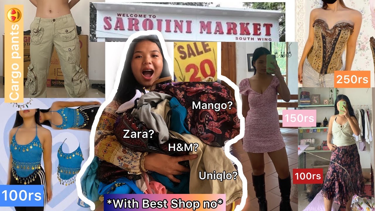 Sarojini Nagar Market, Delhi Try on Haul😍| Latest summer 2022 collections🔥