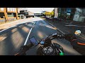 From Countryside Into &amp; Through The City. Part 2. | YAMAHA MT-07 AKRAPOVIC + QUICKSHIFTER [4K]