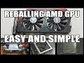 Reballing MSI R9 270X With HomeMade BGA Rework Station