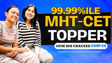 Achieving 99.9+ Percentile in MHT-CET 2023 | Topper