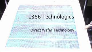 Faces of the Recovery Act: 1366 Technologies