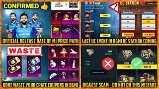 ✅ Mumbai Indians PRIZE PATH confirmed in BGMI  | Last UC EVENT in BGMI ? | Bgmi Upcoming Events