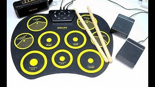 Электронная Барабанная установка удивительная, занимательная новинка Roll Up Drum Электронная Барабанная установка удивительная, занимательная новинка Roll Up Drum