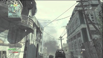 MW3 - Fakie 720 Throwing knife across the map!!!!!