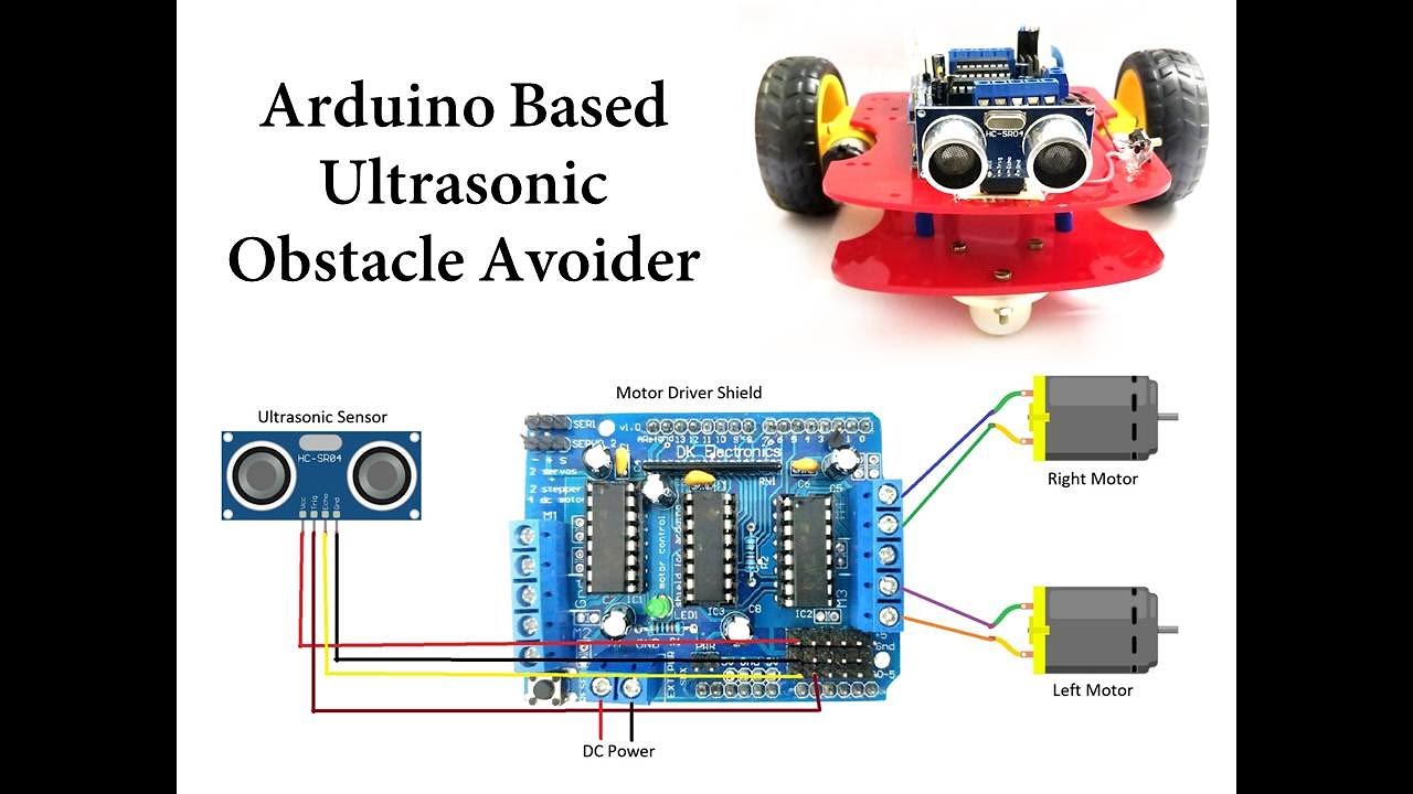 How To Make an EASY Arduino Obstacle Avoiding Car Robot | DIY - YouTube