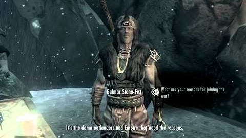 Skyrim Galmer Stone-fist BUG *HELP*
