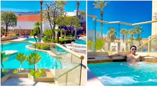 4K #LAZY RIVER POOL AND THE PERFECT JACCUZZi #MORONGO HOTEL SPA & CASINO