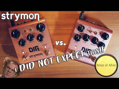 Tone Comparison: STRYMON DIG V1 vs. V2 (Surprising results