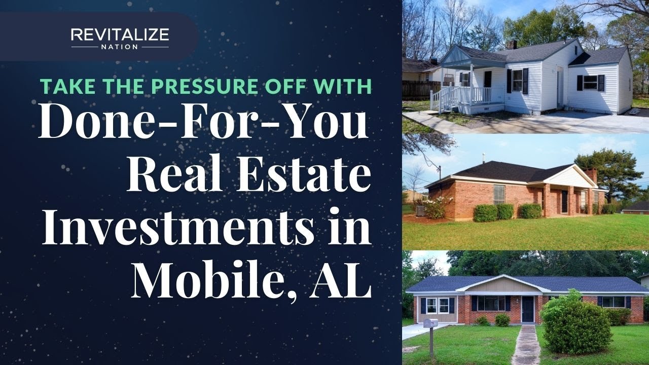 Turnkey Real Estate in Mobile, AL Take the Pressure off With a Done