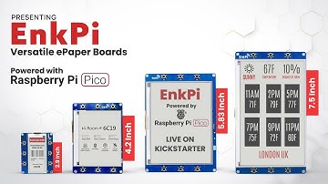 EnkPi - ePaper Boards powered with Raspberry Pi Pico W