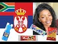 SOUTH AFRICAN TRIES SERBIAN SNACKS