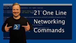 21 One Line PowerShell Networking Commands
