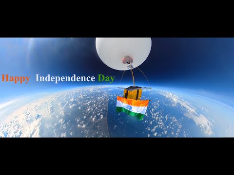 Indian Flag in Near Space ft. SKI