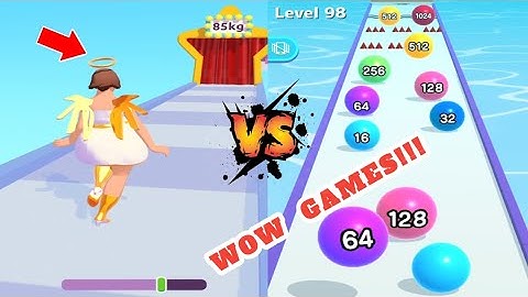 2048 🆚️ Body Race /Best Competitor, Gameplay ios, Android Walkthrough Videos Pro Game Mobile