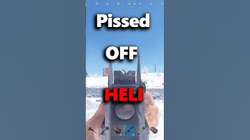 How To Aggro Attack Heli In Rust #funny #rust