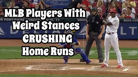 MLB Players With Weird Batting Stances CRUSHING Home Runs