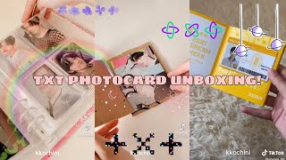 [KPOP ASMR] Txt photocard unboxing