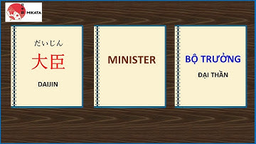 Học tiếng Nhật, ôn tiếng Anh - chủ đề từ vựng Nghề nghiệp phần 1.