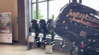 Cabelas Tracker OFF road ATVs and Mercury Boat Engines