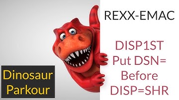 REXX DISP1ST: Put DISP=SHR before DSName