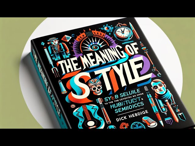 summary of Subculture: The Meaning of Style by DICK HEBDIGE - YouTube