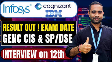 Infosys Hiring - New Exam Date | Cognizant Result Out | IBM Next Round Details