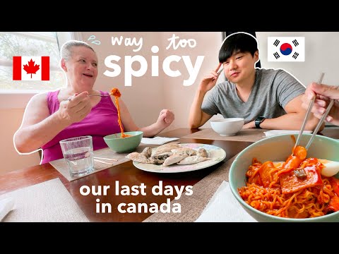 last days in <strong>canada</strong> before leaving for korea 🇨🇦✈️🇰🇷 trying korean <strong>food</strong>, packing, simple cozy vlog