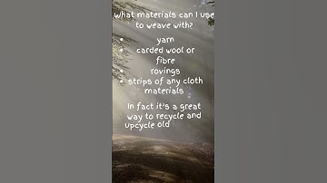 Learn how to weave - new online lesson and full kit coming soon! #weaving #woolart #woolcrafts