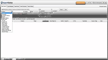 Import Genius How to do a Basic Search